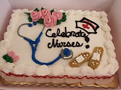Nurses Day cake 2024
